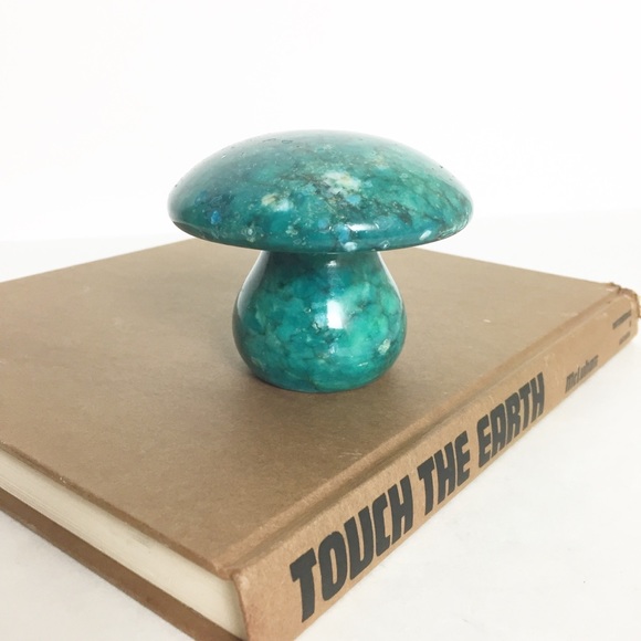 Other - Mid Century Modern Hand Carved Alabaster Mushroom